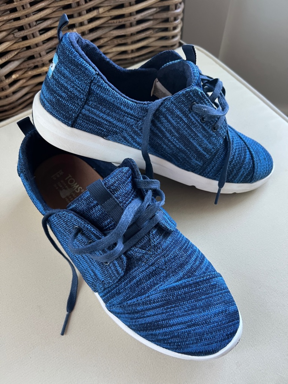 TOMS Blue Casual Shoes
